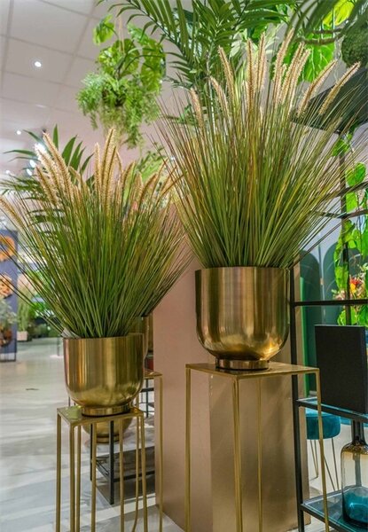 Umelá tráva Pennisetum 85 cm – v kvetináči - 71 - 90 cm