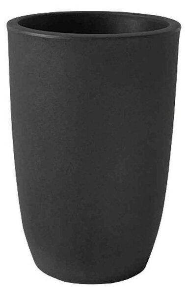 Dekoratívny kvetináč Meti antracitový 74 x 50 cm - moderný doplnok - Antracit - 71 - 90 cm - Teraplast