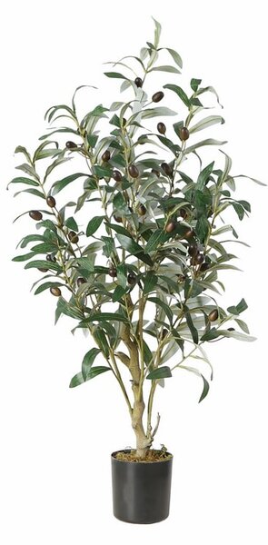 Umelý olivovník 110 cm v kvetináči - realistická dekorácia - 91 - 120 cm