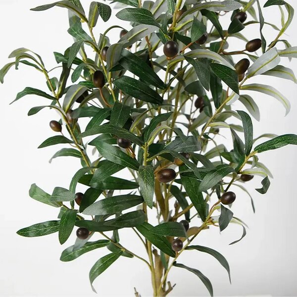 Umelý olivovník 110 cm v kvetináči - realistická dekorácia - 91 - 120 cm