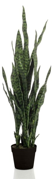 Umelá sansevieria v kvetináči 95 cm – moderná izbová rastlina - 91 - 120 cm