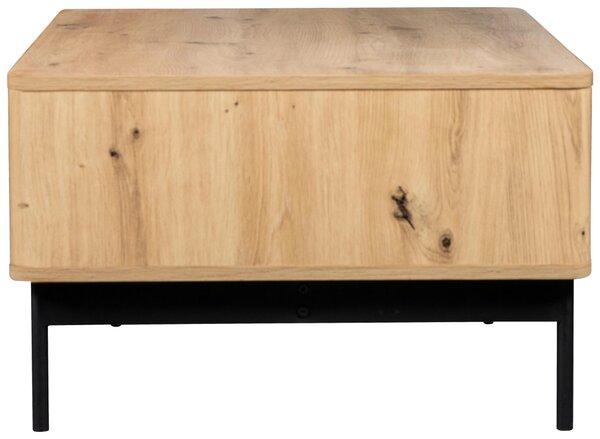KONFERENČNÝ STOLÍK, čierna, dub artisan, kov, kompozitné drevo, 110/60/37 cm MID.YOU - Stolíky do obývačky, Online Only