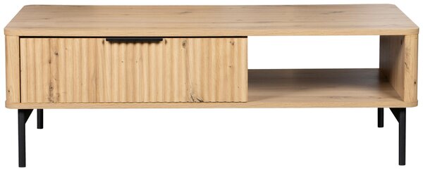 KONFERENČNÝ STOLÍK, čierna, dub artisan, kov, kompozitné drevo, 110/60/37 cm MID.YOU - Stolíky do obývačky, Online Only