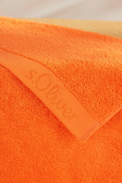 UTERÁK, 70/140 cm, oranžová S. Oliver - Kúpeľňový textil, Online Only
