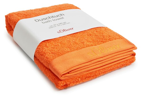 UTERÁK, 70/140 cm, oranžová S. Oliver - Kúpeľňový textil, Online Only