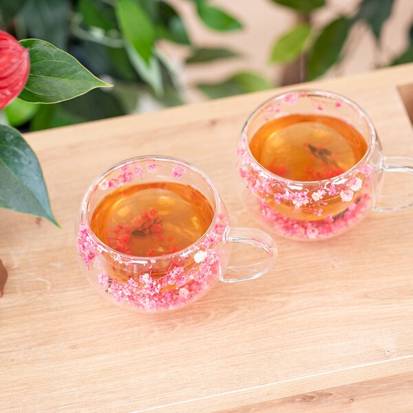 4Home Termo pohár na cappuccino Blossom Hot&Cool, 270 ml, 2 ks