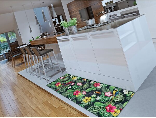 Zelený koberec behúne 52x100 cm Sprinty Tropical – Universal
