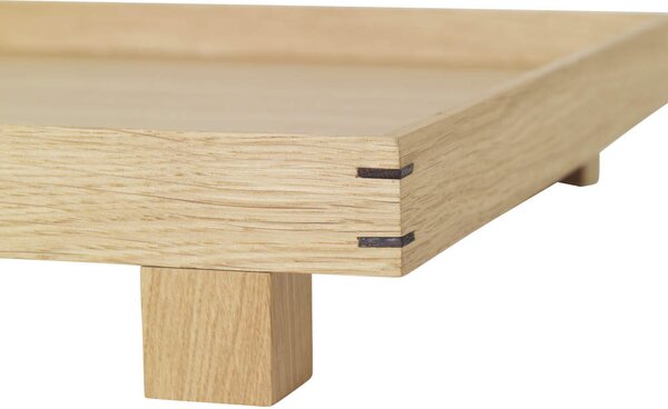 Ferm Living Drevený podnos Bon large, oak