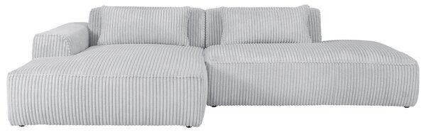 ROHOVÁ SEDAČKA, plast, textil, kompozitné drevo, svetlosivá Livetastic - Sedačky, Online Only