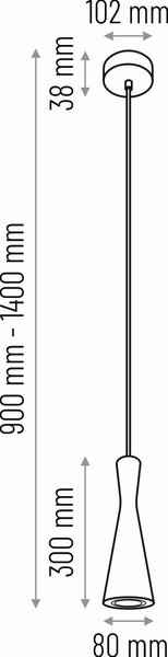 ZÁVESNÉ SVIETIDLO, 10/90-140 cm - Online Only bytové doplnky, Online Only