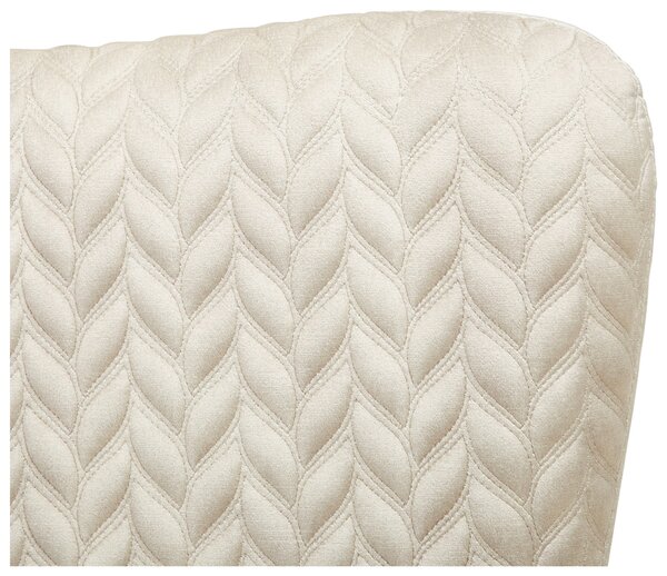 KRESLO UŠIAK, kov, textil, béžová Ambia Home - Kreslá