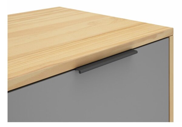 TV stolík z borovicového dreva v prírodnej farbe 140x53 cm Elfa - Marckeric