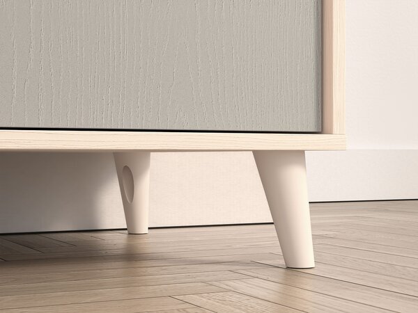 Šatníková skriňa Mevel 80x190x51 - sivá