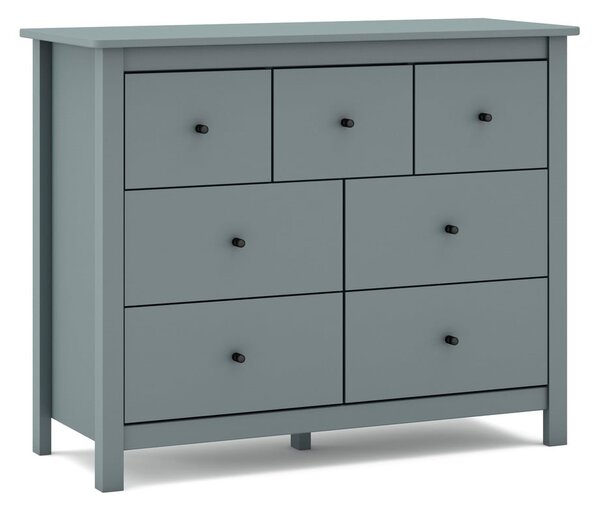 Komoda sivozelená z borovicového dreva 110x80x40 cm Misti – Marckeric