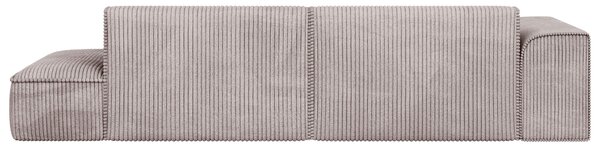 ROHOVÁ SEDAČKA, plast, textil, kompozitné drevo, cappuccino Livetastic - Sedačky, Online Only