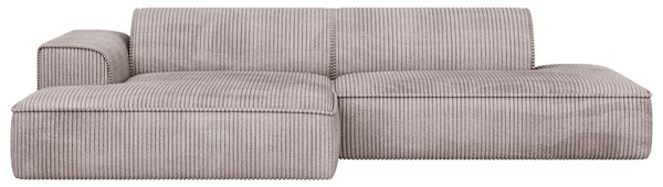 ROHOVÁ SEDAČKA, plast, textil, kompozitné drevo, cappuccino Livetastic - Sedačky, Online Only