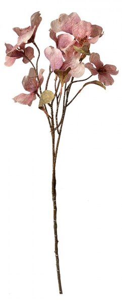 Dekorácia umelá kvetina s ružovými kvetmi Chic Rosé - 12*8*72 cm - Clayre & Eef
