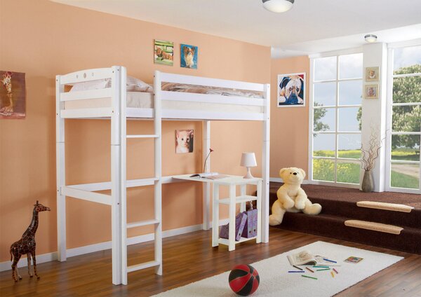 VYVÝŠENÁ POSTEĽ, 90/200 cm biela MID.YOU - Detské izby, Online Only