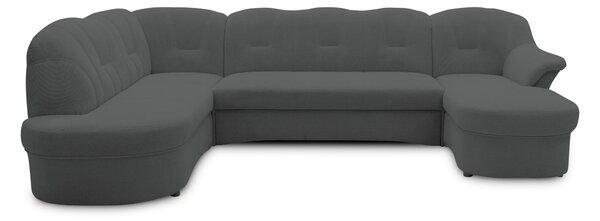 SEDACIA SÚPRAVA, textil, tmavosivá MID.YOU - Sedačky, Online Only