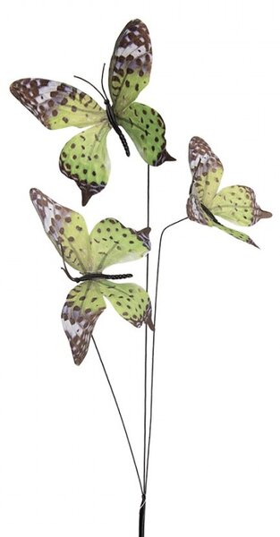 Dekoračná vetvička s motýlikmi Butterfly - 10*10*65 cm - Clayre & Eef