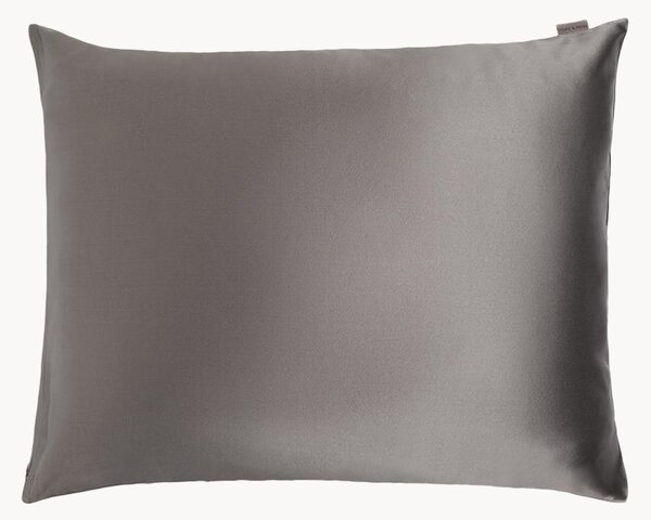 Hodvábna obliečka na vankúš Charcoal