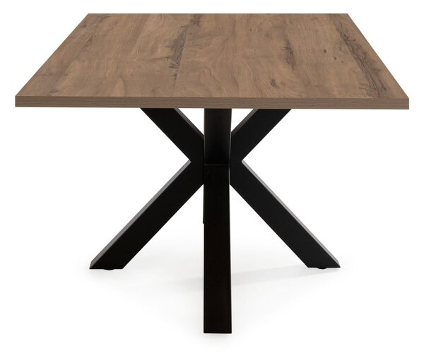 Jedálenský stôl s doskou v dekore orechového dreva 100x180 cm Comba - Marckeric