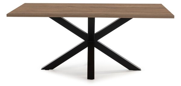 Jedálenský stôl s doskou v dekore orechového dreva 100x180 cm Comba - Marckeric