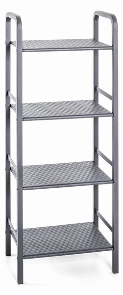 REGÁL, sivá, oceľ, 40/108/28 cm Carryhome - Regály