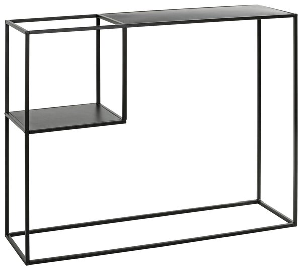KONZOLOVÝ STOLÍK, čierna, kov, 100/30/80 cm - Online Only obývacie izby, Online Only