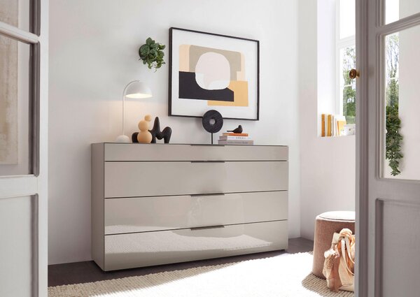ŠIROKÁ KOMODA, sivá, 160/91,2/43 cm Dieter Knoll - Komody
