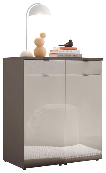 KOMODA, sivá, sivohnedá, 80/91,2/43 cm Dieter Knoll - Komody
