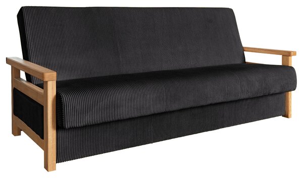 ROZKLADACIA POHOVKA, textil, čierna P & B - Sedačky, Online Only