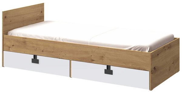 Mirjan24 Posteľ pre mládež Tikrote TE14, Farby: dub artisan / biely 5903211149207