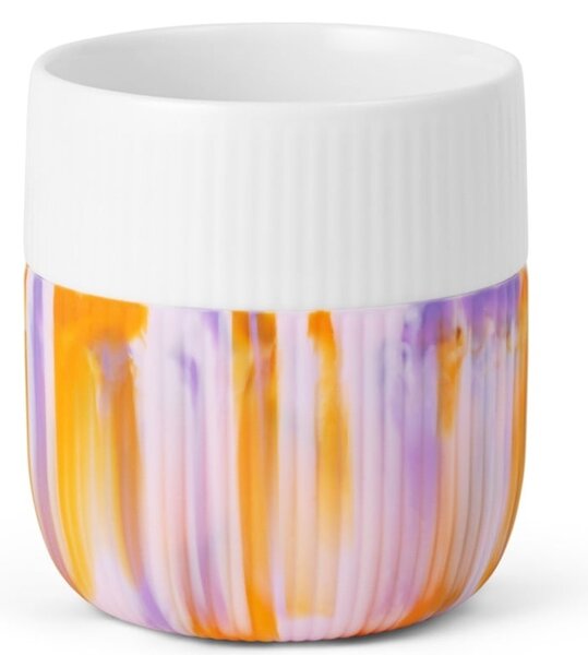 Porcelánový hrnček Fluted Contrast Marble Morning Sky 350 ml