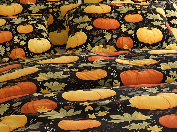 Obliečky z mikrovlákna ORANGE PUMPKINS farebné Rozmer obliečky: 70 x 90 cm | 140 x 200 cm