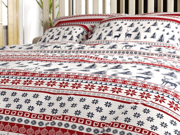 Obliečky z mikrovlákna TWINKLE CHRISTMAS farebné Rozmer obliečky: 70 x 90 cm | 140 x 220 cm