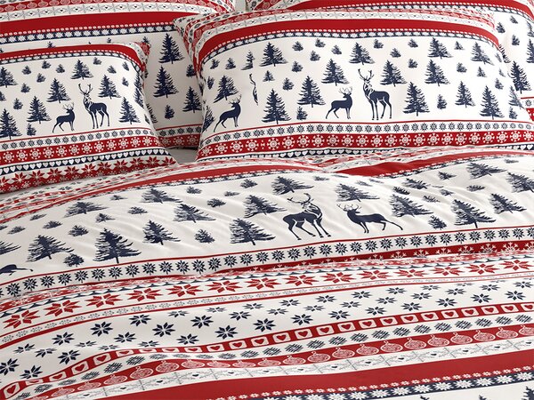 Obliečky z mikrovlákna TWINKLE CHRISTMAS farebné Rozmer obliečky: 70 x 90 cm | 140 x 220 cm