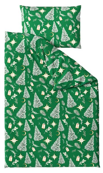 Obliečky z mikrovlákna GREEN CHRISTMAS zelené Rozmer obliečky: 70 x 90 cm | 140 x 200 cm