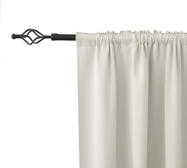 Bielo-krémový záves OXFORD 140x250 cm Zavesenie: Riasiaca páska