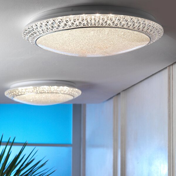 STROPNÉ LED SVIETIDLO, 50/50/13 cm - Online Only bytové doplnky, Online Only