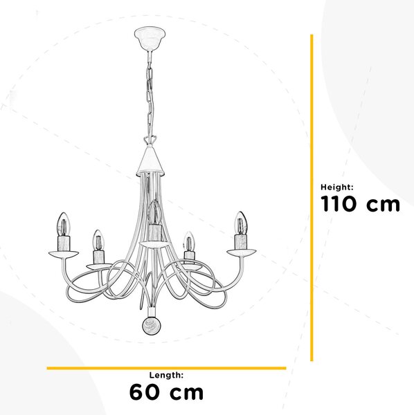 LUSTER, 60/60/110 cm - Online Only bytové doplnky, Online Only
