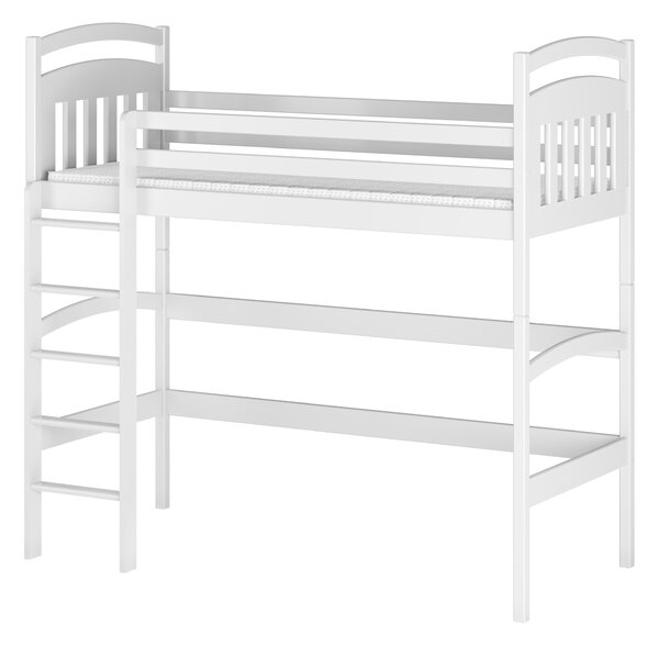 Detská posteľ 80 x 180 cm Theo (s roštom a úl. priestorom) (biela). Vlastná spoľahlivá doprava až k Vám domov. 1012777