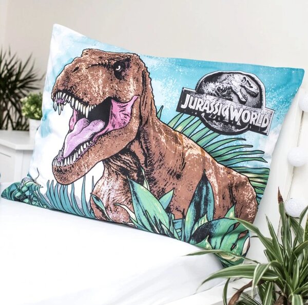 Svietiace bavlnené obliečky JURASSIC WORLD ROAR farebné Rozmer obliečky: 70 x 90 cm | 140 x 200 cm