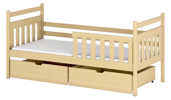 Detská posteľ 80 x 180 cm Kasey (s roštom a úl. priestorom) (borovica). Vlastná spoľahlivá doprava až k Vám domov. 1012800