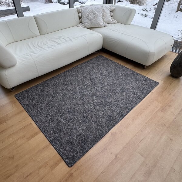 Vopi, Kusový koberec Madrid hnedošedý, 57x120, hnedá, chodba / predsieň