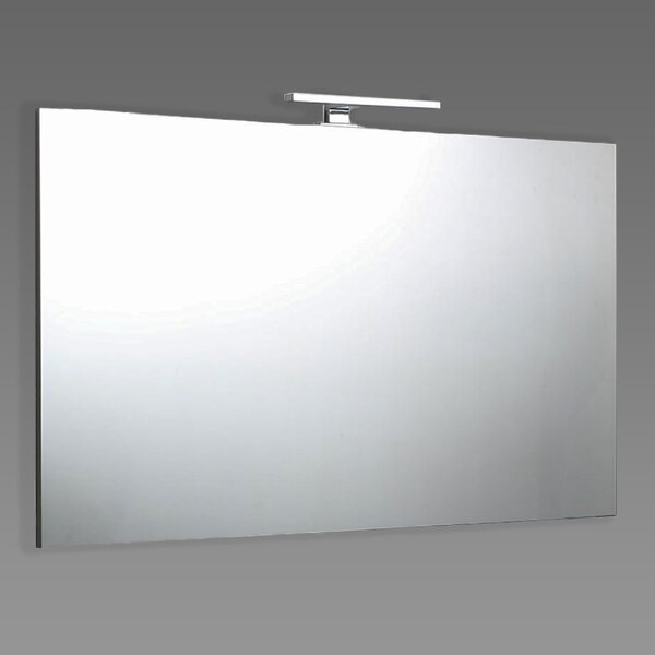 Zrkadlo Do Kúpeľne 120x60 S Led Lampou Chróm 20cm