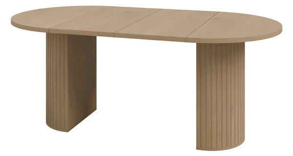 Rozkladací jedálenský stôl Ovalio 100-188x75 - dub cremona