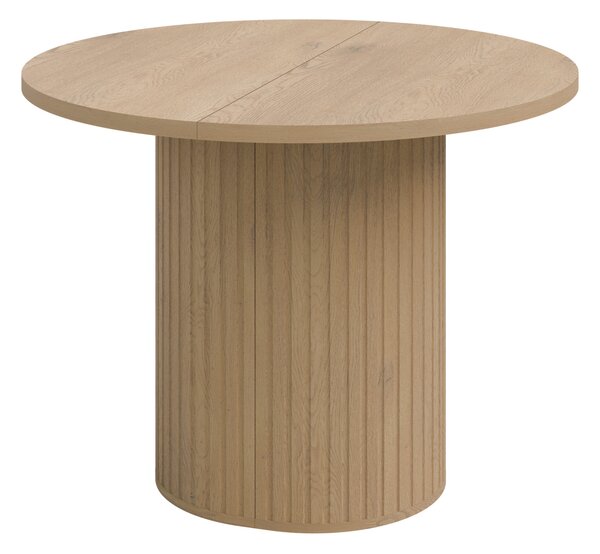 Rozkladací jedálenský stôl Ovalio 100-188x75 - dub cremona