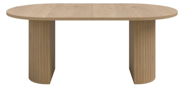 Rozkladací jedálenský stôl Ovalio 100-188x75 - dub cremona