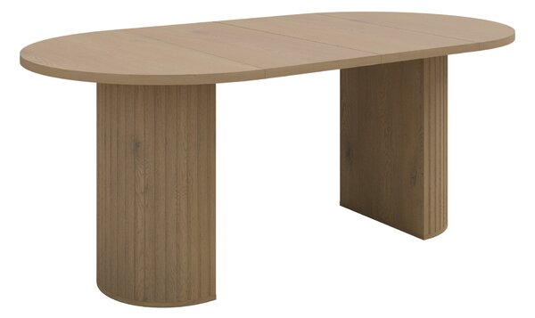 Rozkladací jedálenský stôl Ovalio 100-188x75 - dub cremona